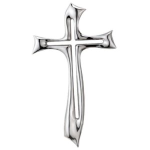 Croce Argento Valenti R17850 fa parte della collezione Sacro di Valenti Argenti realizzata in resina d'argento.
